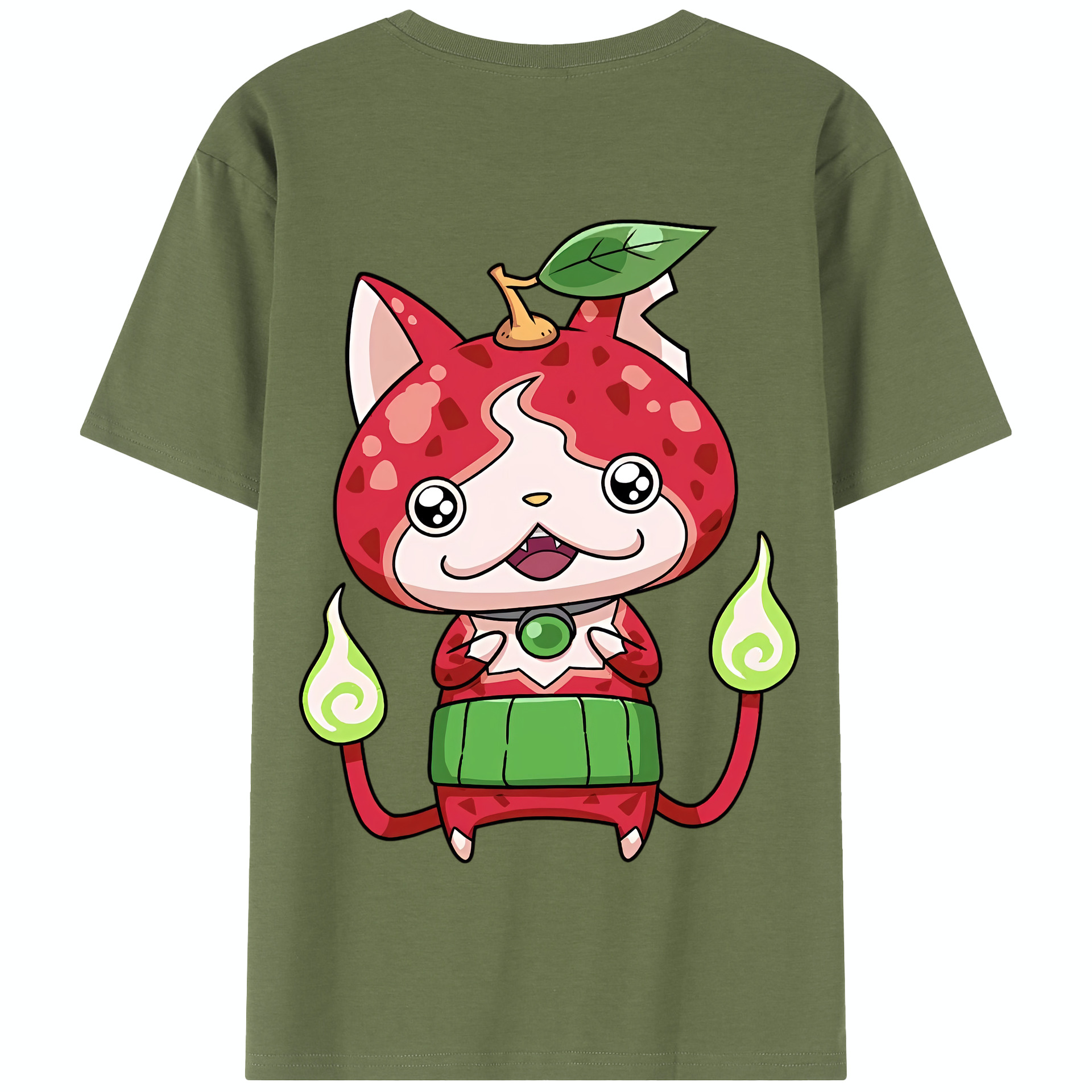 （画像用） 妖怪ウォッチ Yo-kai Watch 綿100％半袖Tシャツ（背面プリント）